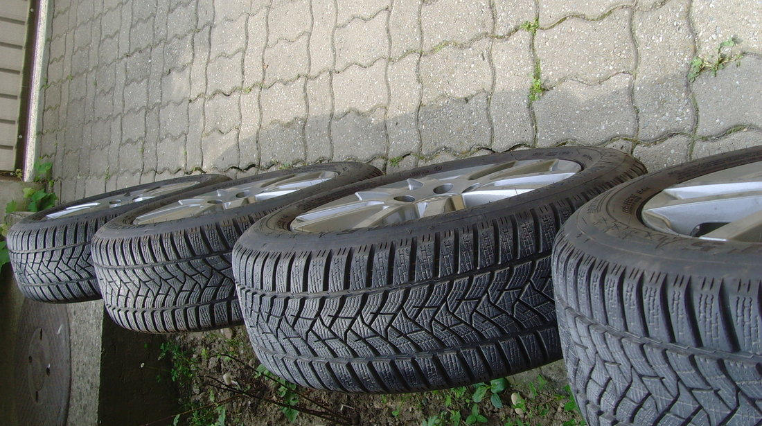 Jante de aliaj ca si Noi MSW by OZ 5x112 pe 16 Audi,VW,Skoda,Seat,cauc.iarna 205/55R16 Dunlop 5