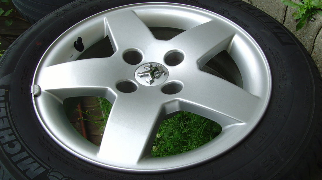 Jante de aliaj Monaco 4x108 pe 15 originale Peugeot 207(208,307,308,Partner),CITROEN C3,etc+anv.vara