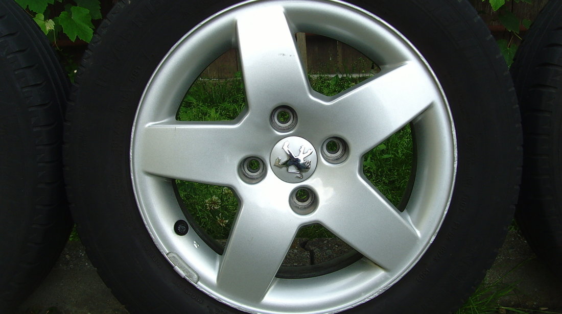 Jante de aliaj Monaco 4x108 pe 15 originale Peugeot 207(208,307,308,Partner),CITROEN C3,etc+anv.vara