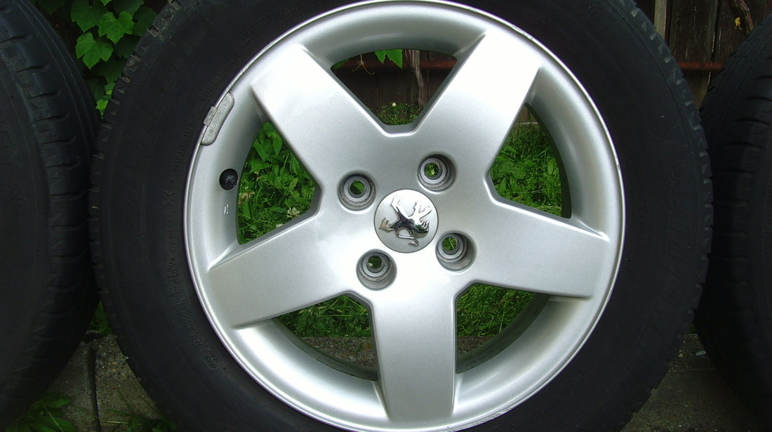 Jante de aliaj Monaco 4x108 pe 15 originale Peugeot 207(208,307,308,Partner),CITROEN C3,etc+anv.vara