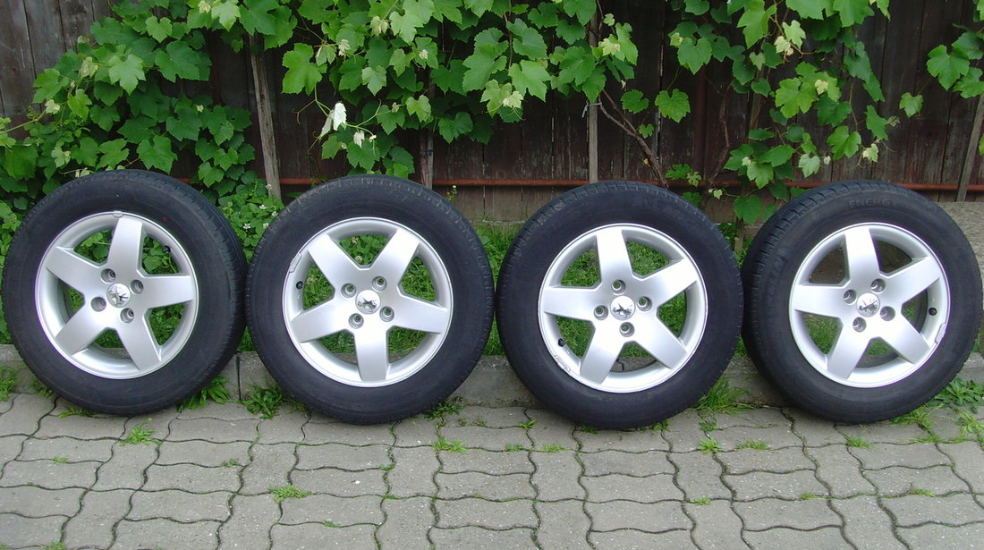 Jante de aliaj Monaco 4x108 pe 15 originale Peugeot 207(208,307,308,Partner),CITROEN C3,etc+anv.vara