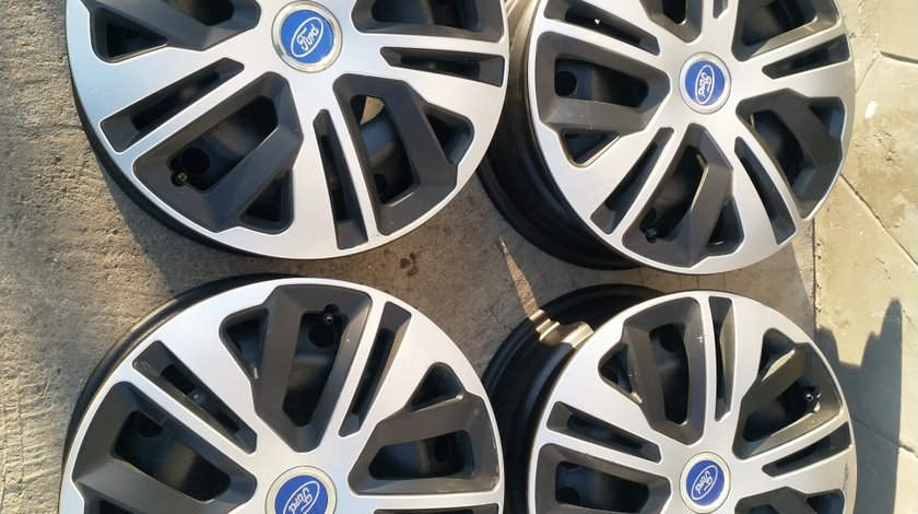 Jante de otel Ford 5x108 pe 16 cu capace pt focus, c-max,s-max,mondeo, etc