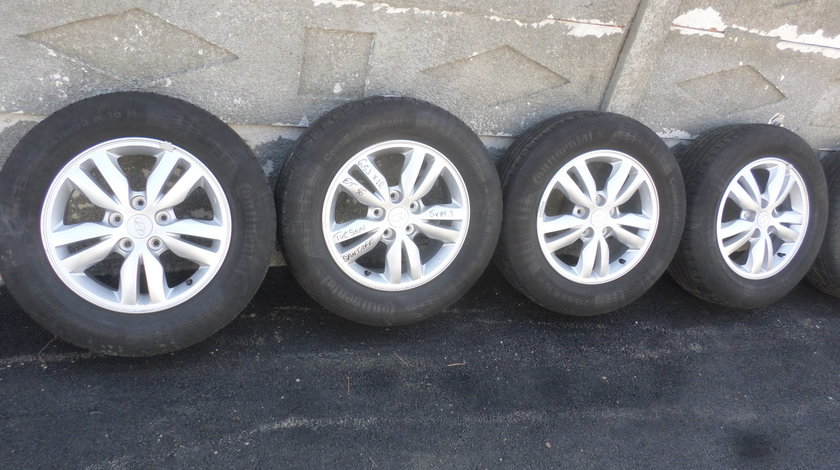 Jante Hyundai Tuscson Santafe cu anvelope vara 215 65 16 Continental