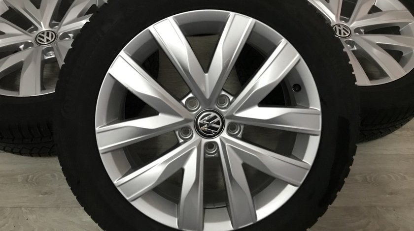 Jante Iarna 17 Originale 5X112 VW Arteon Passat AllTrack B8 T Roc Skoda Superb Karoq Seat Ateca