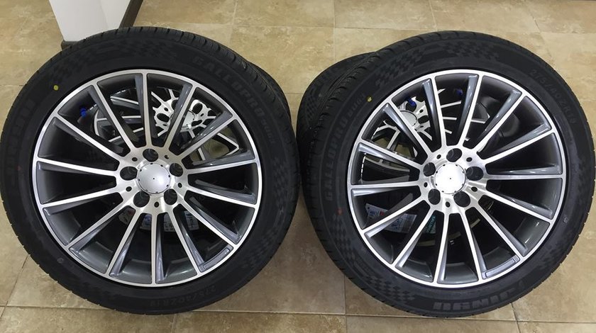 Jante Mercedes AMG 18 R18 E class W213 anvelope vara in 2 latim jantele si anvelopele sunt in 2 la
