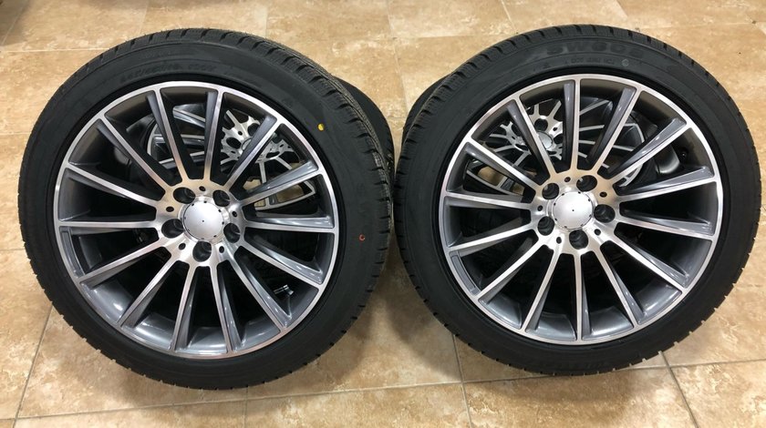 Jante Mercedes AMG 18 R18 E class W213-W222 anvelope iarna 245-45-18 dot 2017