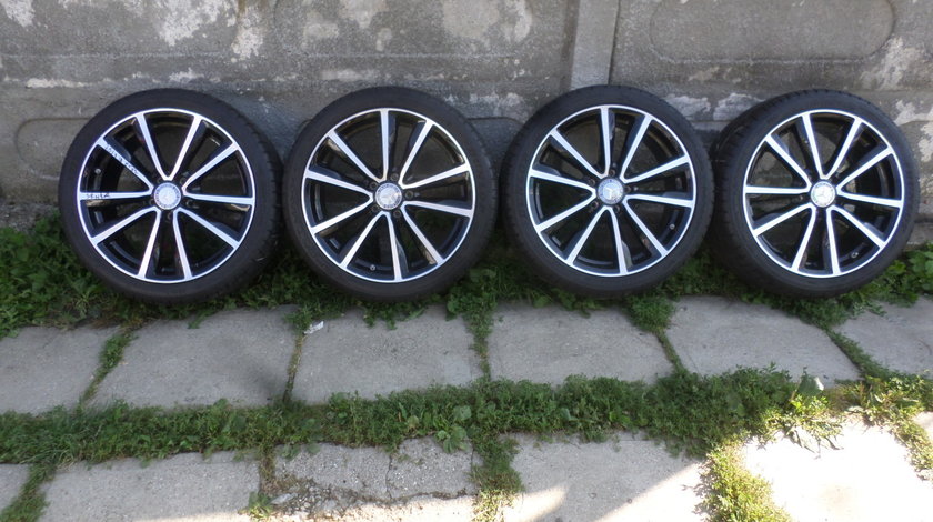 Jante Mercedes CLA 225 40 18 Vara Dunlop Sp Sport Maxx RT cu SENZORI PRESIUNE