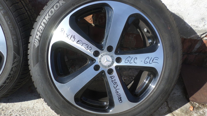 Jante Mercedes glc 235 55 19 Vara NOII Dunlop Sp Sport Maxx cu SENZORI PRESIUNE