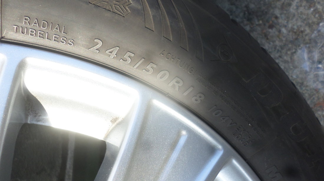 Jante mercedes S-class W222 18 zoli 245 50 18 iarna DUNLOP cu SENZORI