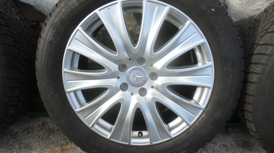 Jante mercedes S-class W222 18 zoli 245 50 18 iarna DUNLOP cu SENZORI