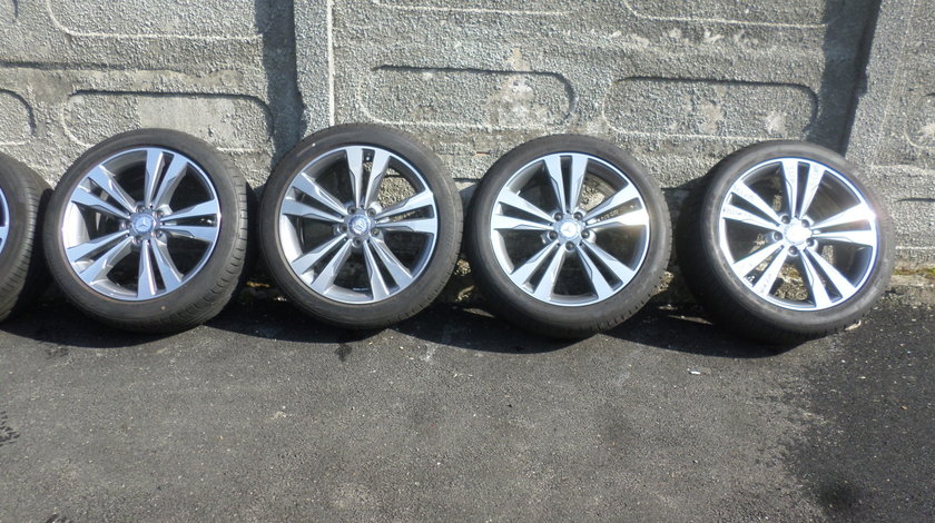 Jante mercedes S-class W222 19zoll cu anvelope vara 245 45 19 Goodyear si SENZORI