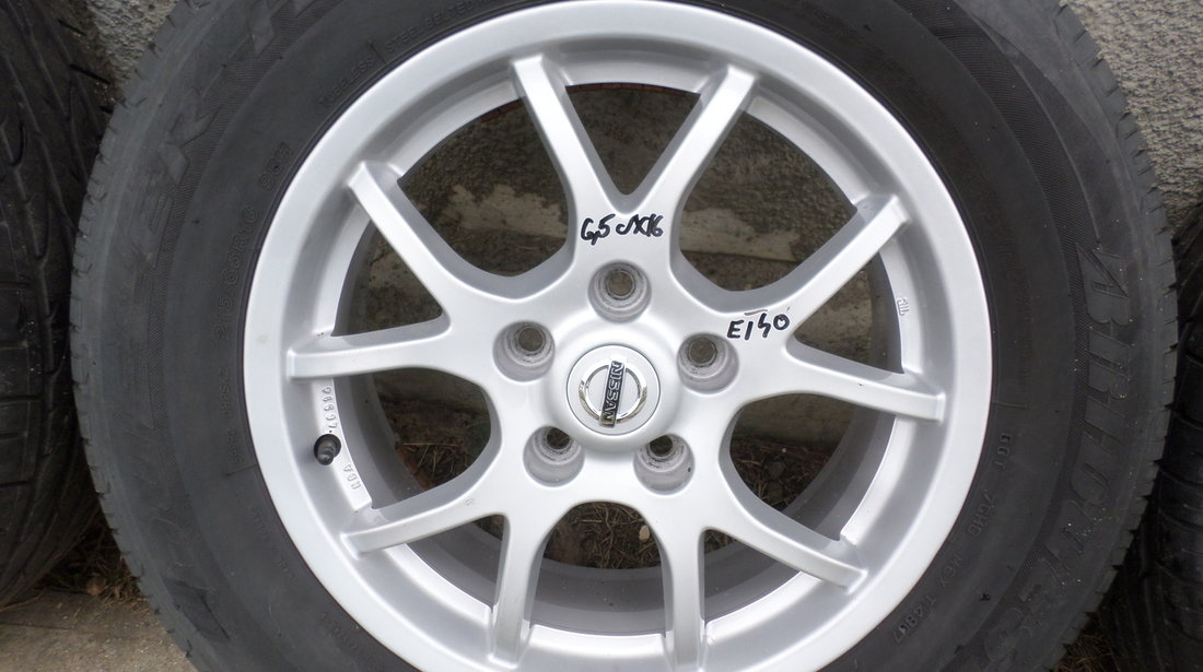 Jante Nissan Qashqai 215 65 16 Vara Bridgestone