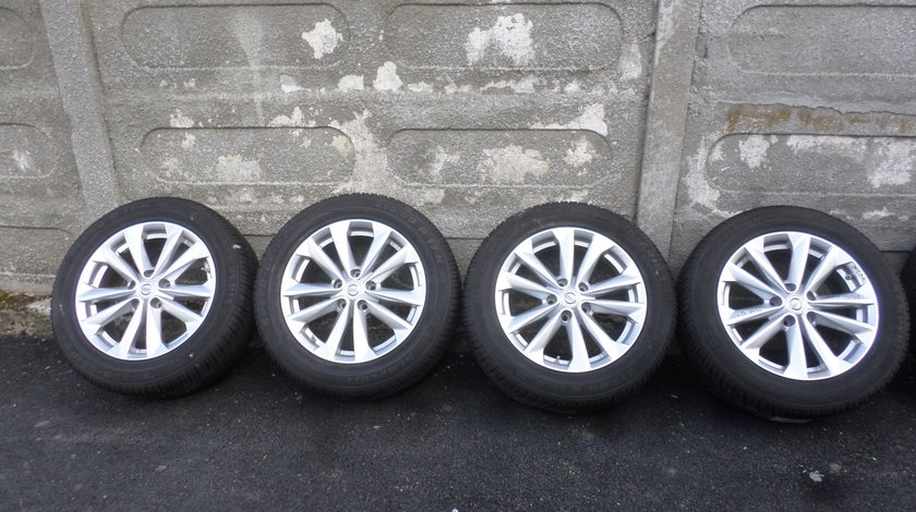 Jante Nissan Qashqai , Juke , X trail cu anvelope de iarna 215 60 17 Semperit