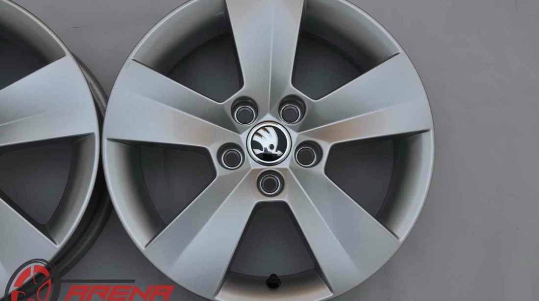 Jante Noi 15 inch Originale Skoda Fabia Rapid Octavia 1 Roomster 5x100 R15