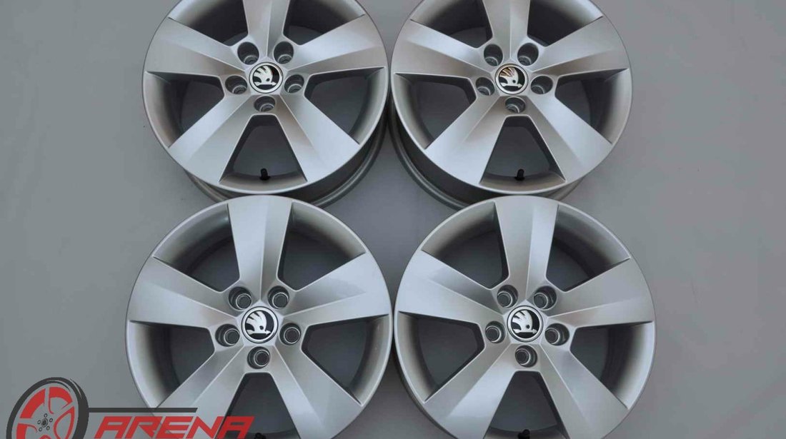 Jante Noi 15 inch Originale Skoda Fabia Rapid Octavia 1 Roomster 5x100 R15