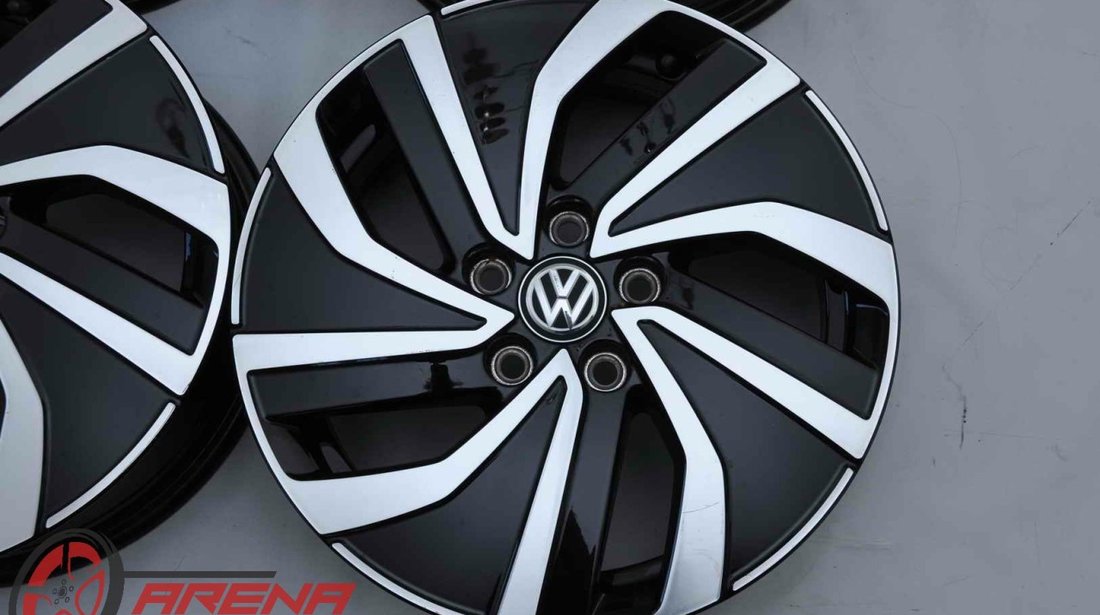 Jante Noi 15 inch Originale VW Polo 6 2G 5x100 R15 Essex Bicolor