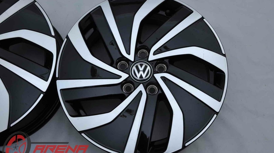 Jante Noi 15 inch Originale VW Polo 6 2G 5x100 R15 Essex Bicolor