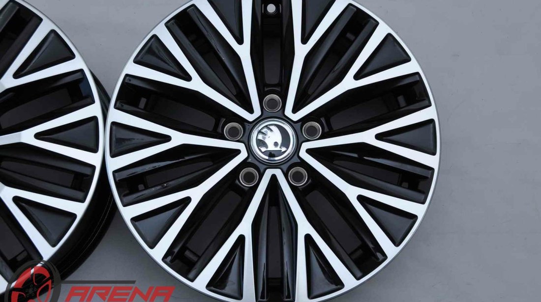 Jante Noi 16 inch Originale Skoda Octavia 2 3 Yeti Karoq R16 Bicolor