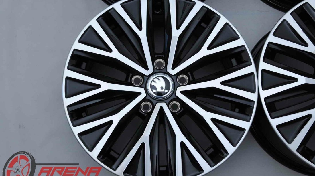 Jante Noi 16 inch Originale Skoda Octavia 2 3 Yeti Karoq R16 Bicolor