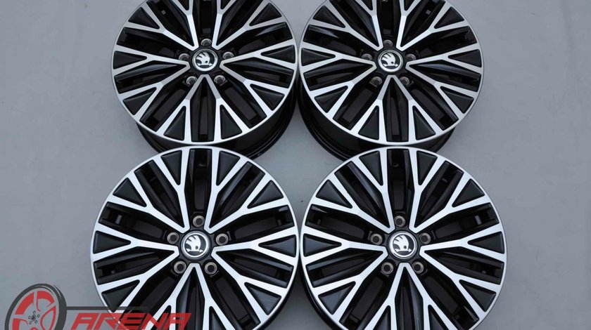 Jante Noi 16 inch Originale Skoda Octavia 2 3 Yeti Karoq R16 Bicolor