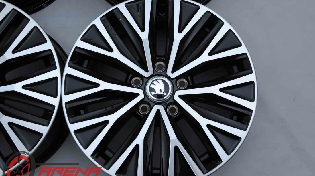 Jante Noi 16 inch Originale Skoda Octavia 2 3 Yeti Karoq R16 Bicolor