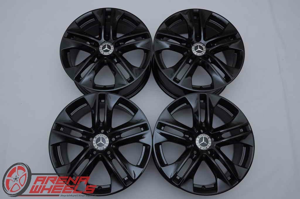 Jante Noi 17 inch Originale Mercedes E-Class W212 S212 R17 Avantgarde Negru