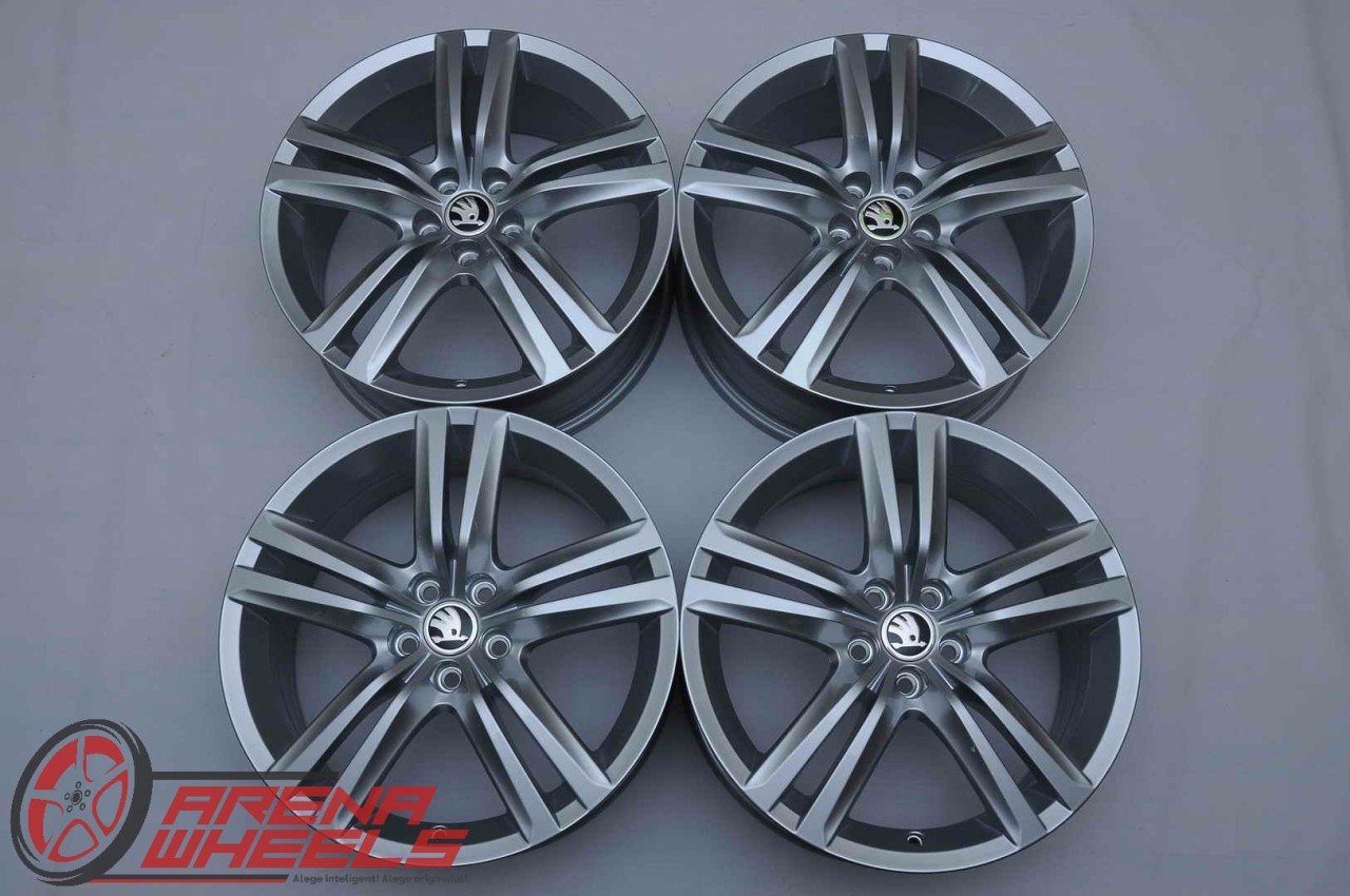 Jante Noi 17 inch Originale Skoda Kamiq Scala Rapid Roomster Fabia R17