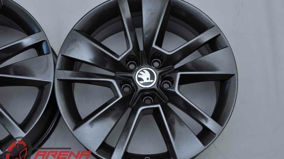 Jante Noi 17 inch Originale Skoda Karoq R17 Everest Gri Antracit