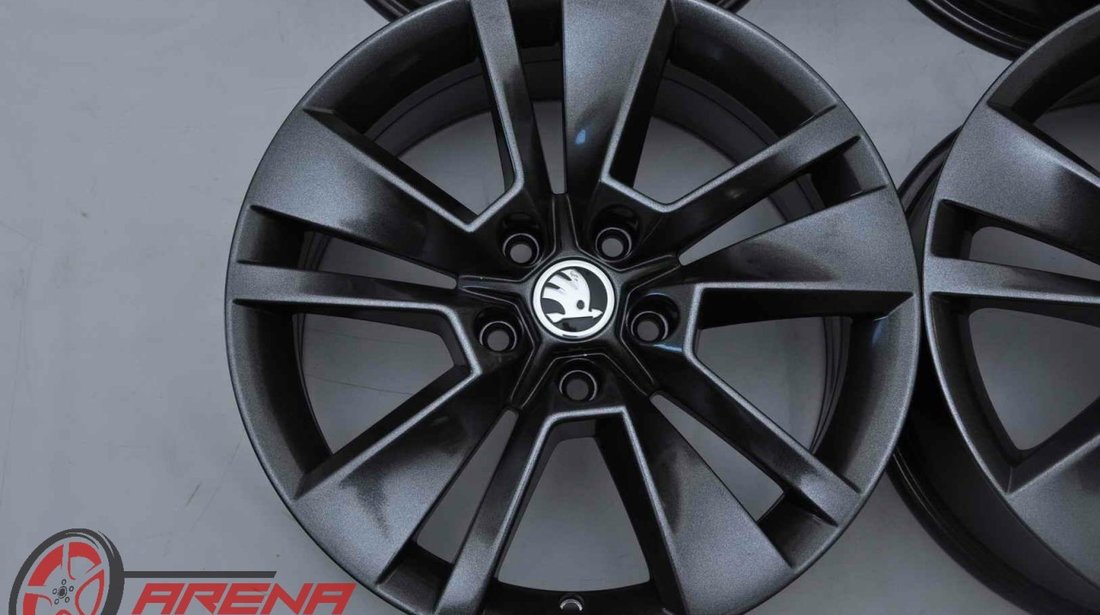 Jante Noi 17 inch Originale Skoda Karoq R17 Everest Gri Antracit