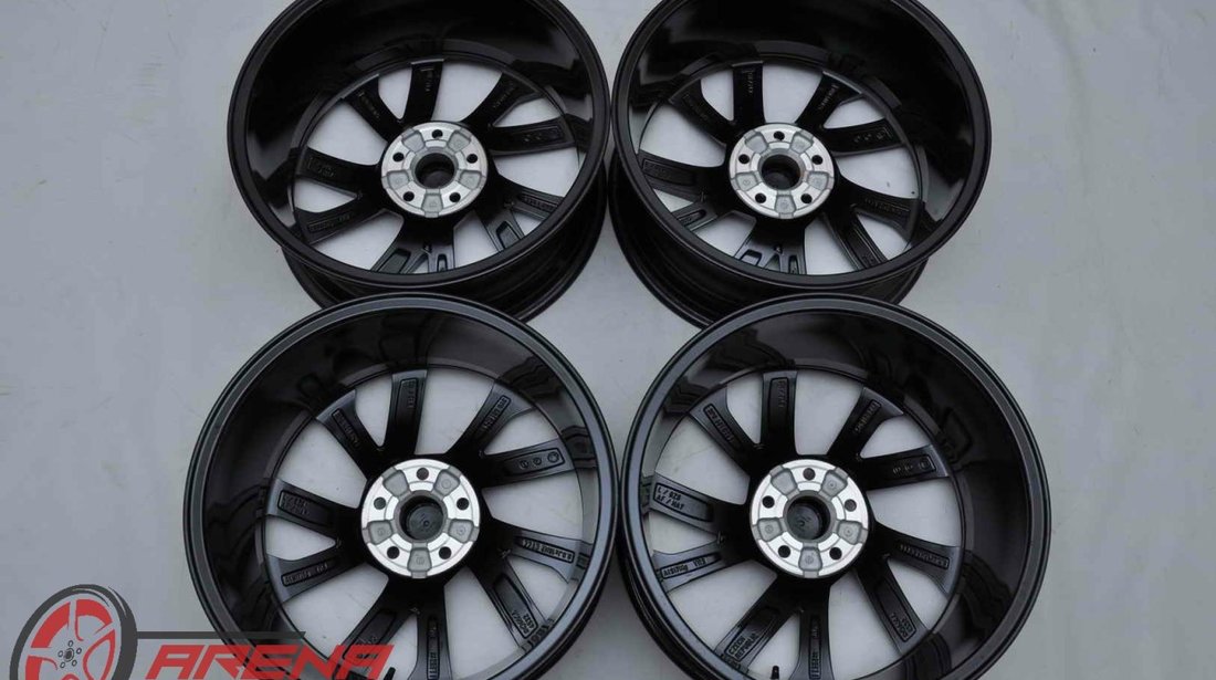 Jante Noi 18 inch Originale Skoda Superb 3 R18 Negru + Diamond Cut