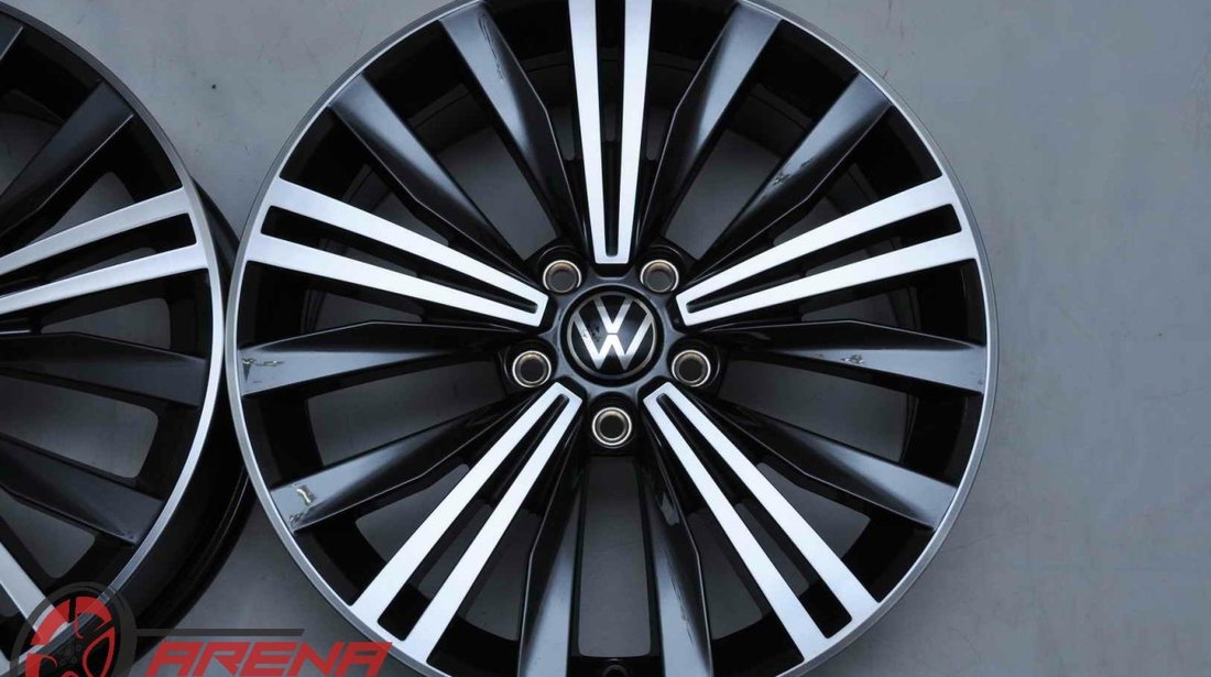 Jante Noi 18 inch Originale VW Tiguan 2 5NA AllSpace R-Line R18 Nizza Graphite Metallic