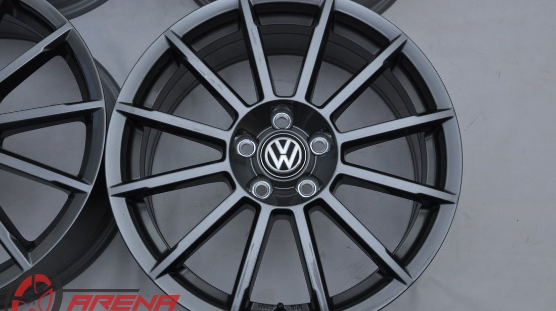 Jante Noi 18 inch VW Golf 7 Sport GTI GTD R-Line R18 Rotary Gun Metal