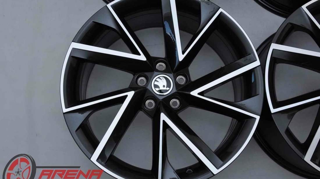 Jante Noi 19 inch Originale Skoda Karoq & Kodiaq R19 Vega Bicolor