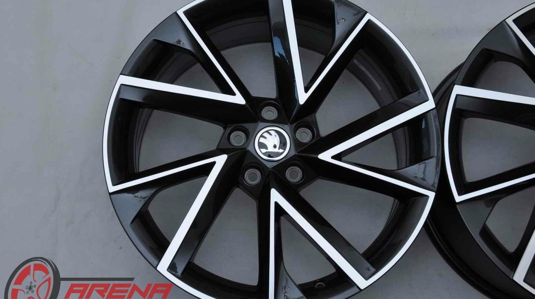 Jante Noi 19 inch Originale Skoda Karoq & Kodiaq R19 Vega Bicolor