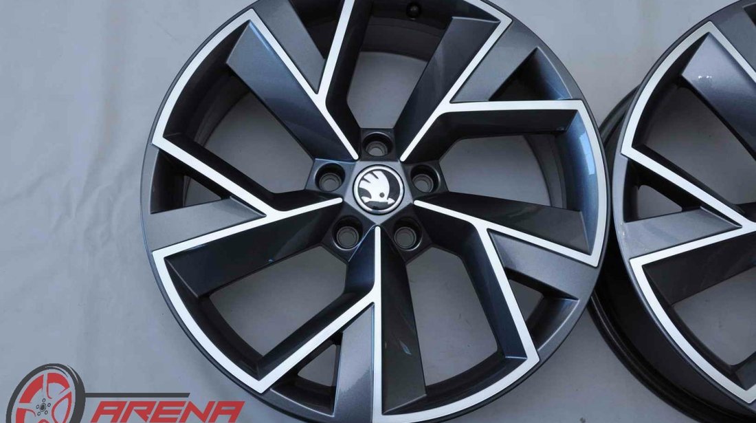 Jante Noi 19 inch Originale Skoda Kodiaq RS R19 Triglav Antracit