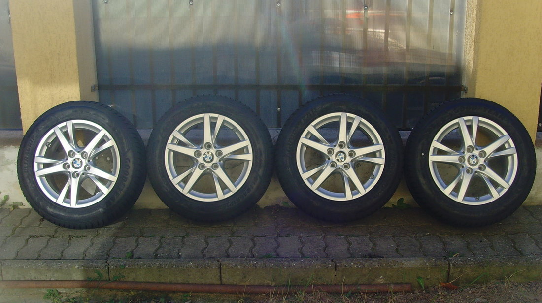 Jante Noi 5x112 pe 16 orig.BMW serie 2 AT F45;GT F46,MINI+anv.Noi 205/60 R16 GoodYear RSC+senzori No