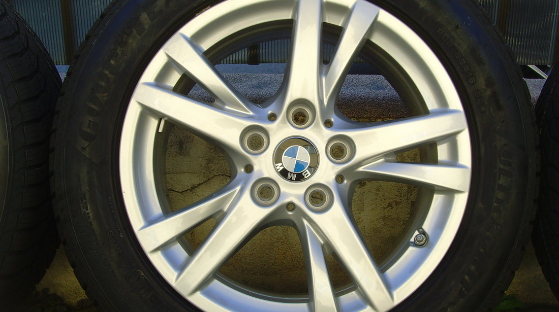 Jante Noi 5x112 pe 16 orig.BMW serie 2 AT F45;GT F46,MINI+anv.Noi 205/60 R16 GoodYear RSC+senzori No