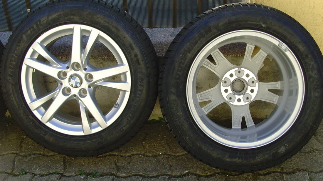 Jante Noi 5x112 pe 16 orig.BMW serie 2 AT F45;GT F46,MINI+anv.Noi 205/60 R16 GoodYear RSC+senzori No