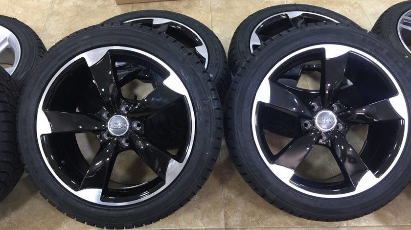Jante noi Audi R18 cu anvelope iarna noi 245-45-18 pentru A5- A6-A7