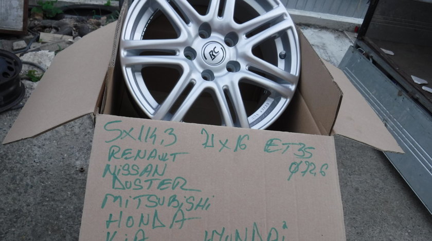 Jante Noi Duster Renault Nissan Toyota Hyundai Kia Suzuki 16 zoll 5x114,3