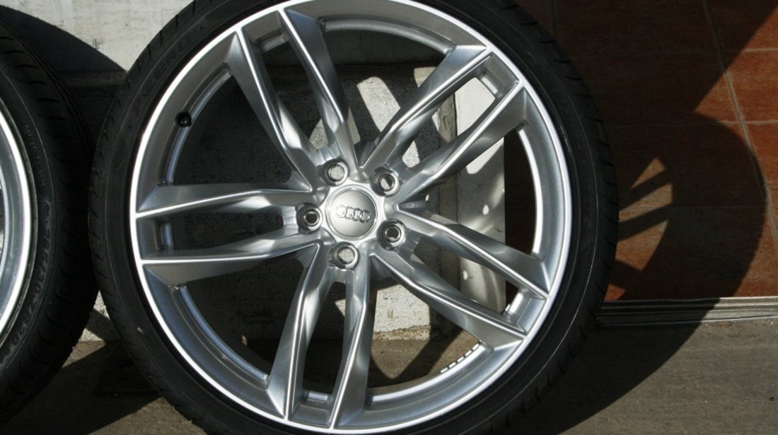 Jante noi originale AUDI pe 20 Cu anvelope vara noi PIRELLI PZERO