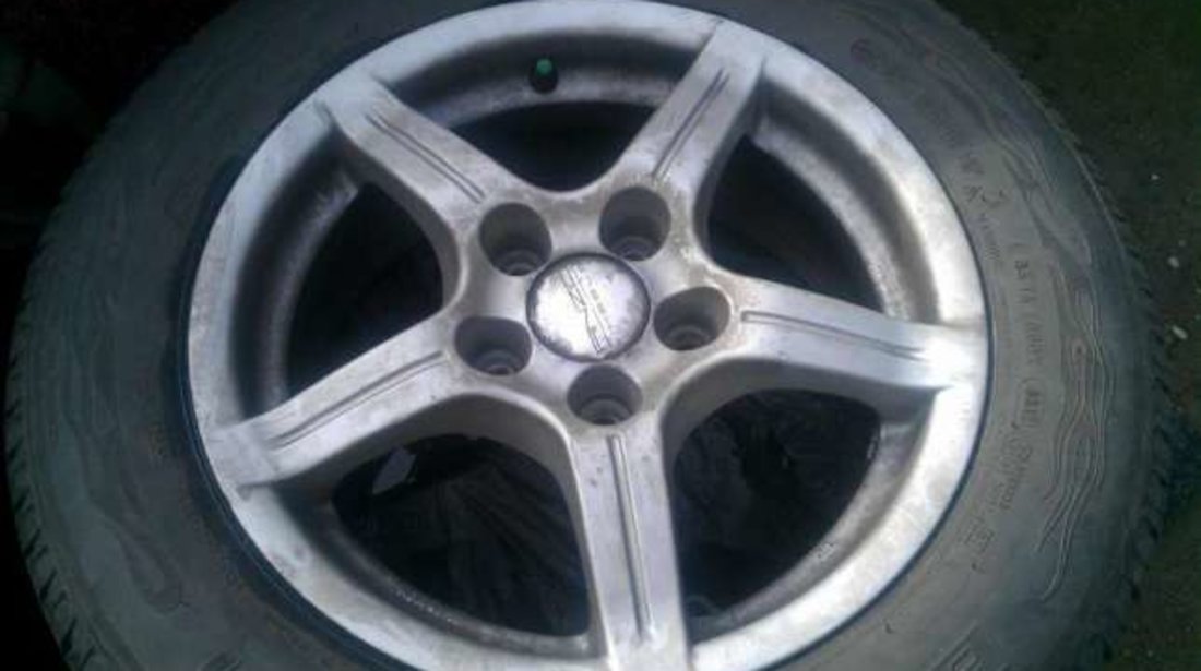 Jante opel astra h 5 x 110 pe 15 cu anvelope aproape noi 195 65 15