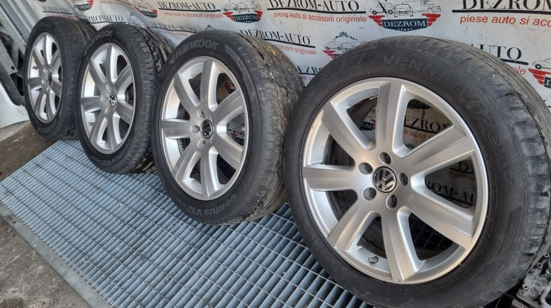 Jante originale aliaj R18 cu anvelope vara (Hankook 235/50/ZR18) Audi A8 D3 cod piesa : 3D0601025AM