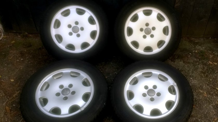 Jante Originale Audi + Cauciucuri de iarna pe R 15