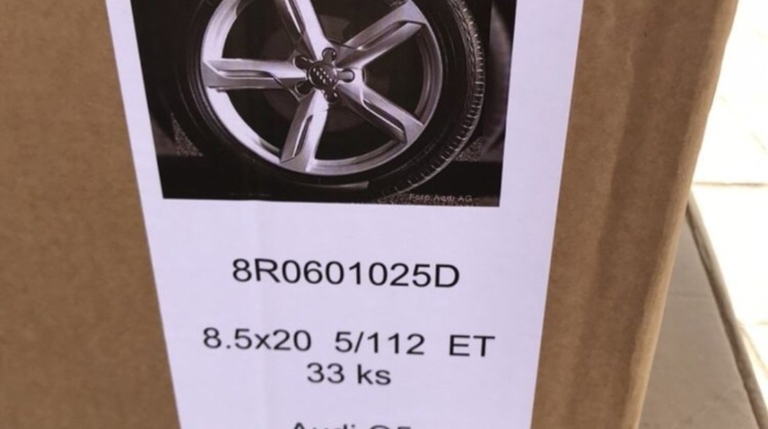 Jante originale Audi Q5 , A4, A6 4G, A7, A8, Q3, Q7 new ,originale 20”