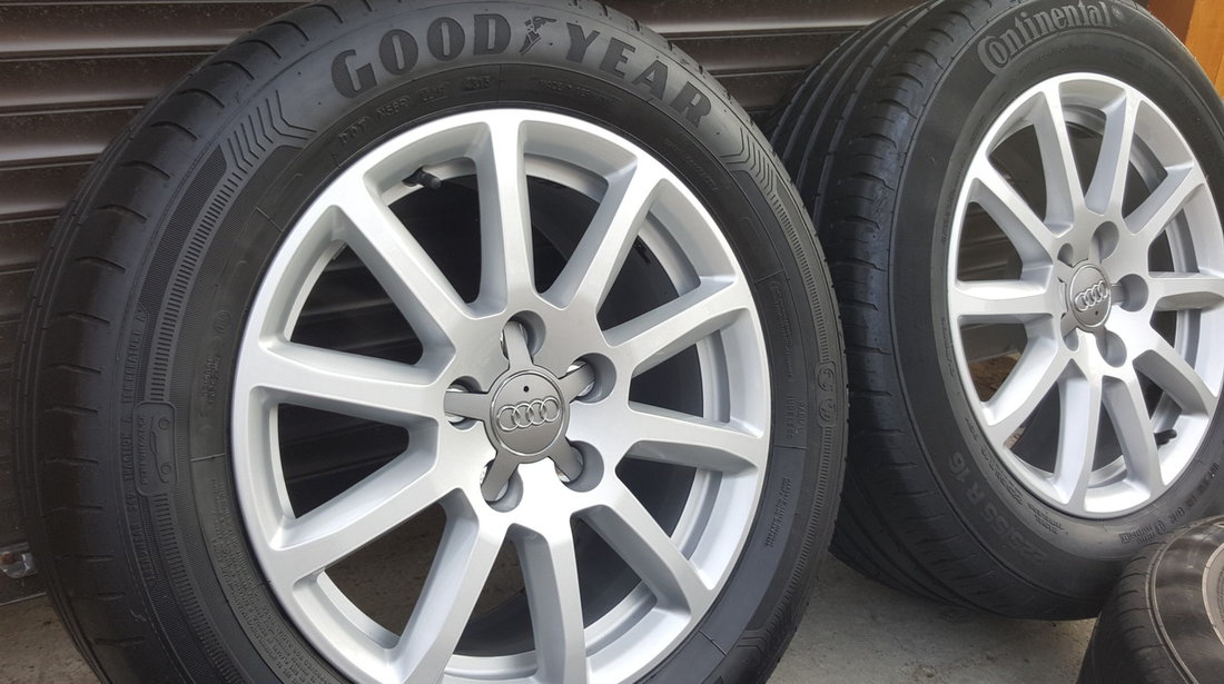 Jante Originale Audi R16  cu anvelope de vara 225/55/16 Goodyear