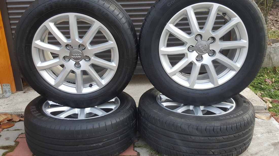 Jante Originale Audi R16  cu anvelope de vara 225/55/16 Goodyear