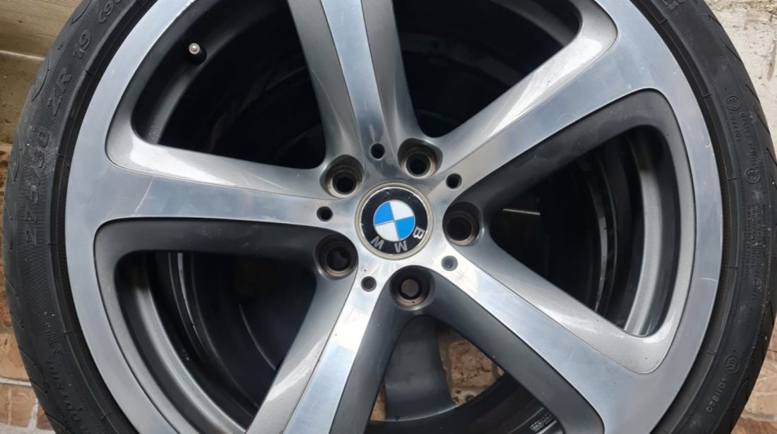 Jante originale bmw concave 19 inch style 249 aliaj forjat doua cauciucuri pireli 275/30 zr19