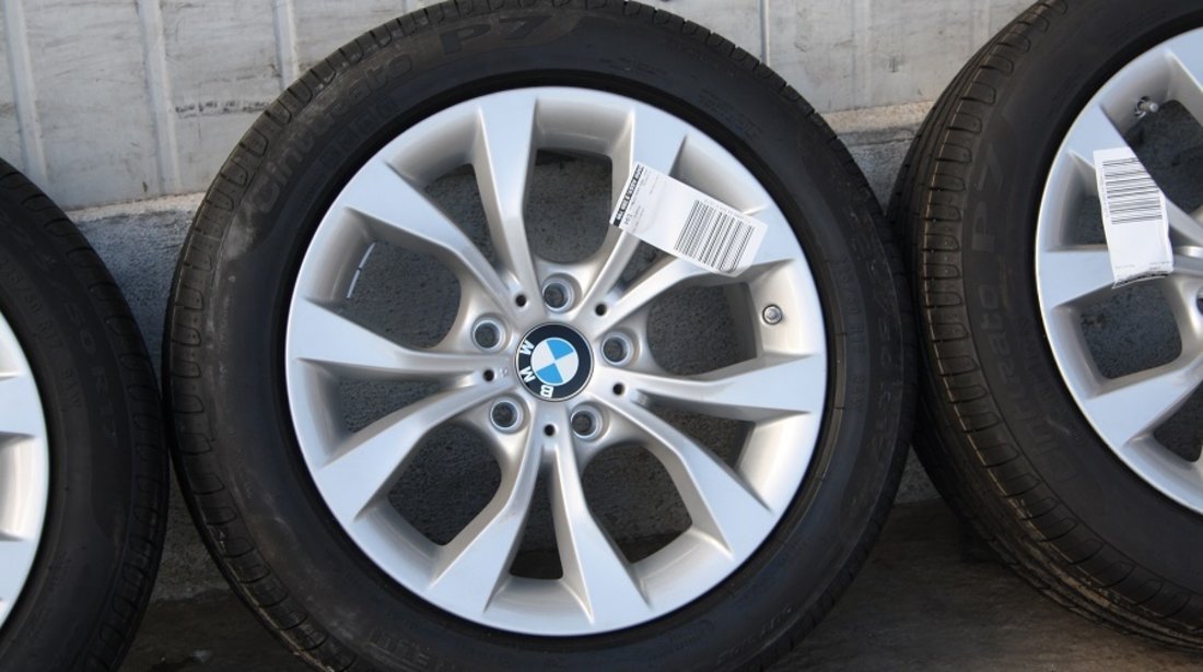 Jante originale BMW pe 17 cu anvelope vara PIRELLI P7 CINTURATO 225/50/17 94w