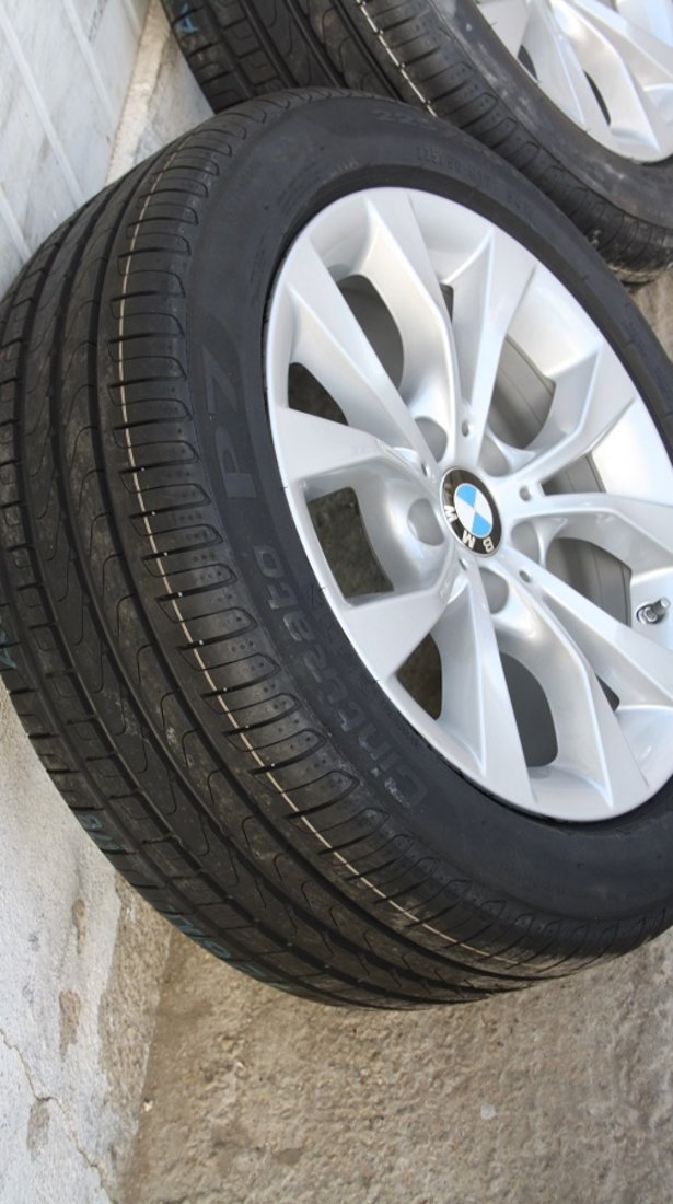 Jante originale BMW pe 17 cu anvelope vara PIRELLI P7 CINTURATO 225/50/17 94w